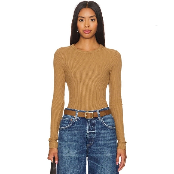 MICHAEL Michael Kors Bina Tee in Caramel - XS - Picture 1 of 7